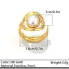 Anillos Vintage de Acero Inoxidable Transfronterizos con Malaquita y Turquesa, Diseño de Nicho, Joyería de Mano Versátil y Elegante de Acero de Titanio al por Mayor