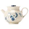 Planta Panda Gris Juego Bambú Brote Maceta Tetera de Cerámica para Hacer Té Hogar con Filtro Olla Individual Juego de Té Kung Fu Infusor de Té