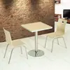Juegos de mesa y sillas, diseñados específicamente para cafeterías escolares, restaurantes, tiendas de té de burbujas y establecimientos de comida rápida.; mesas y sillas de comedor sencillas de grado comercial