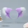 Tiara de Pelúcia com Orelhas de Gato Pronta para Uso Transfronteiriço, Fantasias de Festa, Adereços de Performance, Acessórios de Cabelo com Orelhas de Raposa para Halloween