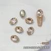 Color Seda Alto Cristal K9 Diamante Puntiagudo Poco Profundo Brillo Champaña Con Forma Adornos de Diamante con Forma Dulce de Amor Adornos para Uñas Lote Completo