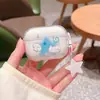 Funda para Auriculares Colgante de Gato de Dibujos Animados para Chica, Expresión de Manzana, para iPhone 4/5, Adecuada para AirPods Pro3/2, Funda Protectora