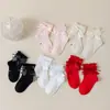 Nuevos Calcetines Infantiles 2026 para Bebés y Niños, Calcetines para Bebé Estilo Español con Lazo Grande, Calcetines de Estudiante Princesa para Niñas, Calcetines con Puño Holgado
