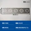 Rejas de Hierro Forjado para Ventanas Barandilla Rústica Accesorios para Portones Grandes Juego Completo Vallas Hechas a Medida Estampado de Placas de Hierro Patio Soldadura Hueca Ensamblaje