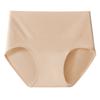 Pantaletas de tiro largo para mujer Algodón puro Algodón antibacteriano en la entrepierna Cintura alta Abdomen tintado Barriguita tintada talla grande Viaje