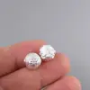 Ciervo Dorado Rey Cuentas Redondas de Plata Pura Cuentas Sueltas Cuentas Espaciadoras Accesorios para Cuerda Hechos a Mano DIY Zakiram Amarillo Estatua de la Fortuna Accesorios