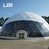 Carpa de cúpula hemisférica grande de 40 m de diámetro Carpa de invernadero redonda esférica personalizada