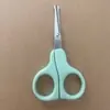 Atacado no Ponto Mini Tesoura de Aço Inoxidável Portátil Pequena Tesoura Manual Tesoura para Linha Tesoura Manual de Segurança Infantil Tesoura para Pelos do Nariz