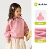 Sudadera con Capucha para Bebé Dudu Home Ropa de Otoño Camisa de Felpa de Dibujos Animados para Niños Novedades de Otoño para Niños Ropa Elegante para Niños Moderna