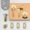 Cerradura de puerta mecánica anti-retroceso de estilo francés de lujo ligero moderno para dormitorio, manija de puerta silenciosa simple para habitación de niños y habitación de ancianos en interiores