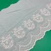 Nueve Fragancias Accesorios para Ropa Algodón Bordado Tira Flor Falda Accesorios Tejido Hueco Ligero Blanco Crema