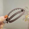 Horquilla grande esmerilada para mujer, accesorio para el cabello con hebilla para la parte posterior de la cabeza, accesorio para el cabello a la moda que combina con todo, elegante horquilla