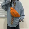 2026 Nueva Bolsa Cruzada de Cintura Casual Estilo Coreano con Letras para Niños y Niñas, Bolsa Ligera para el Pecho de Viaje al Aire Libre, Elegante Bolsa para Niños