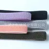 Venta al por mayor de fábrica En stock Banda elástica con patrón ondulado de 1,5-2,5 cm para correas de reloj, bolsos, zapatos, sombreros y ropa