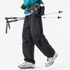 Calça Cargo Paratrooper Impermeável Estilo Americano Modelo Novo 25 Anos para Homens, Primavera e Outono Novo Caimento Solto Tamanho Grande Perna Reta Roupa Masculina