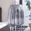 Vaso de Vidrio de Sodio y Calcio Transfronterizo al por Mayor Estilo Europeo Fresco y Sencillo Jarrón de Vidrio Sala de Estar en Casa Arreglo Floral Florero para Flores Frescas