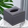 Caixa de Lenços de Luxo Personalizada para Mesa de Centro da Sala de Estar, Porta-Lenços de Couro para Casa, Hotel, Restaurante, com Logotipo