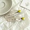 Pinza para el Cabello Versátil de Alta Gama Estilo Coreano con Forma de Corazón para Flequillo y Recoger el Cabello, Pinza de Moda para la Parte Trasera de la Cabeza con Diseño de Goteo de Aceite Bb