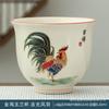 Taza Dorada de Pollo gema amarilla cerámica taza individual taza maestra taza de té japonesa juego de té kung fu taza de té taza de té taza de té logo