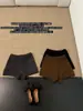 Moda Coreana Otoño 2025 Pantalones Cortos de Punto Elegantes para Mujer Leggings Ajuste Holgado Realzan la Altura Adelgazantes Suaves Pantalones Casuales