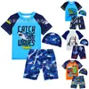 Novo Traje de Banho Infantil 2025 para Menino Pequeno Dividido Pequeno Médio e Grande Traje de Banho Infantil de Secagem Rápida Traje de Banho Fofo para Bebê Menino
