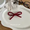 Vino Tinto Dulce~ Linda Pinza para el Cabello de Lana con un Toque Femenino, Pinza Lateral, Pinza Elegante, Accesorio para el Cabello
