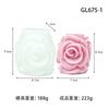 Molde Exquisito de Piedra Difusora para Velas de Aromaterapia con Relieve de Flores, Molde Exclusivo Transfronterizo Realista de Yeso y Silicona