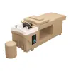 Cama de Champú para Tratamiento Capilar, Cama de Masaje Dedicada para Barbería y Salón de Belleza con Circulación de Agua a Temperatura Constante y Vaporización, Exportación Transfronteriza
