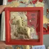 Colgante de caballo pequeño de oro puro 999, trae riqueza instantánea, cadena para teléfono, llavero para bolso, regalo promocional para atraer clientes