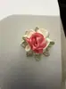 Cinta de Satín Simulada Flor Pequeña Cabeza de Rosa Accesorios de Ropa DIY Decoración de Ropa Accesorios de Ropa Accesorios de Joyería