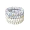 Elásticos de cabelo tipo fio de telefone de alta qualidade, elásticos de cabelo frescos para o verão, elásticos de cabelo fofos, elásticos duráveis de alto valor para acessórios de cabelo feminino