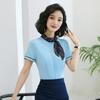 Camisa Profesional para Mujer Nueva Moda de Verano Elegante Slim Camisa de Estudiante Blanca Ropa de Trabajo Ol para Mujer Venta al por Mayor