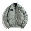 Chaqueta de Traje de Vuelo para Hombre Abrigo Acolchado de Algodón Ropa Acolchada de Algodón Traje de Bicicleta para Hombre Abrigo de Traje de Béisbol Bordado Pesado Uso de Doble Cara