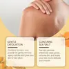 Ouhoe Exfoliante Corporal de Cúrcuma Limpieza Suave Suavizante de Piel Cuidado Suave para la Piel Exfoliante Corporal
