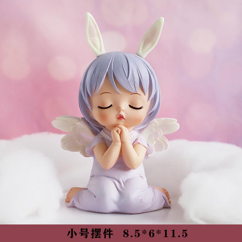 蓝色小号摆件