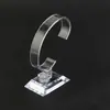 Suporte de exibição de relógio de PC de alta qualidade para atacado, suporte de relógio, suporte tipo C, suporte transparente, suporte de exibição de pulseira, acessórios para relógio