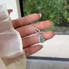 Nuevo Collar de Calabaza de Doble Anillo Fulu Estilo Chino para Mujer, Lujo Ligero, Estilo Chino, Colgante Exquisito de Zirconia Apilada, Tendencia de Cadena para Clavícula