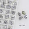 Rhinestones de Zirconia para Decoración de Uñas Estrella Dongzhou Forma de Huevo de Paloma Cuadrado Azúcar Helado Zirconia Brillante Punto de Color Alto Rhinestones de Punta Decoraciones para Uñas DIY