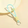 Cordão Colorido Novo para Celular Transfronteiriço, Corda Trançada Feita à Mão, Chaveiro para Capa de Celular DIY, Alça Destacável Anti-Perda para Garrafa de Água