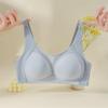 Top de tubo fino brillante sin costuras ropa interior para mediana edad y ancianas talla grande ropa interior push up realce de busto sujetador anti-exposición comercio exterior