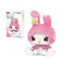Bloques de Construcción Sanrio para Armar para Niñas Juguetes de Partículas Pequeñas Regalos de Cumpleaños Hecho a Mano Rompecabezas para Niños Hombres Compatibles con Lego