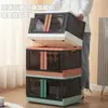 Caixa de Armazenamento Organizadora para Camping ao Ar Livre Caixa Doméstica de Plástico Dobrável Transparente Porta-malas de Carro Montada em Veículo de Camping Doméstico