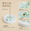 Incensário de Material Gesso com Padrão de Montanha, Queimador de Incenso Estilo Zen Branco Fosco para Decoração Interna de Casa