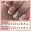 Uñas Postizas Cortas Personalizadas al por Mayor, Parches para Uñas en Caja, Uñas Portátiles, Arte de Uñas Ilustrado, Uñas Postizas