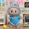 [Apenas Roupas] Roupa de Banho Estilo Resort Labubu 17cm Cor Vibrante Boneca de Vinil Bebê Roupas de Banho de Verão