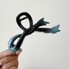 Horquilla de acrílico con lazo grande para mujer, accesorio para el pelo de alta gama con clip de tiburón para verano, 2024