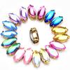 Nuevo ojo de caballo de fondo plano cara lisa taladro de garra para coser a mano accesorios de ropa DIY material al por mayor para taladro de palo para Nail Art