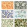Hk050 Padrão Retrô William Morris Cartão de Cumprimentos para Adultos e Crianças Pacote com Envelope de Cartão de Cumprimentos Desenho Animado