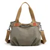Nueva Bolsa de Lona Transfronteriza Europea y Americana para Mujer, Bolso de Hombro Casual para Mujer, Bolso Cruzado de Lona para Mujer, Bolso Casual de Gran Capacidad