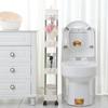 Estante de Almacenamiento de Cocina Sándwich de Piso de Múltiples Capas para Baño Inodoro Personalizado Estante de Almacenamiento Estante de Almacenamiento Carrito